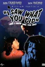 Watch I Saw What You Did Myflixer