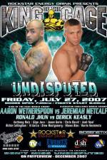 Watch King of the cage Undisputed Myflixer