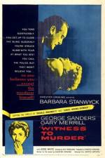 Watch Witness to Murder Myflixer