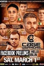 Watch Cage Warriors 65 Facebook prelims Myflixer