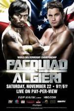 Watch Manny Pacquiao vs Chris Algieri Myflixer