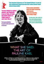 Watch What She Said: The Art of Pauline Kael Myflixer