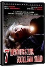 Watch Seven Murders for Scotland Yard Myflixer