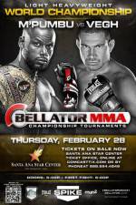 Watch Bellator 91 Christian M�Pumbu vs. Attila Vegh Myflixer