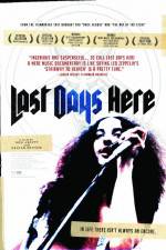 Watch Last Days Here Myflixer